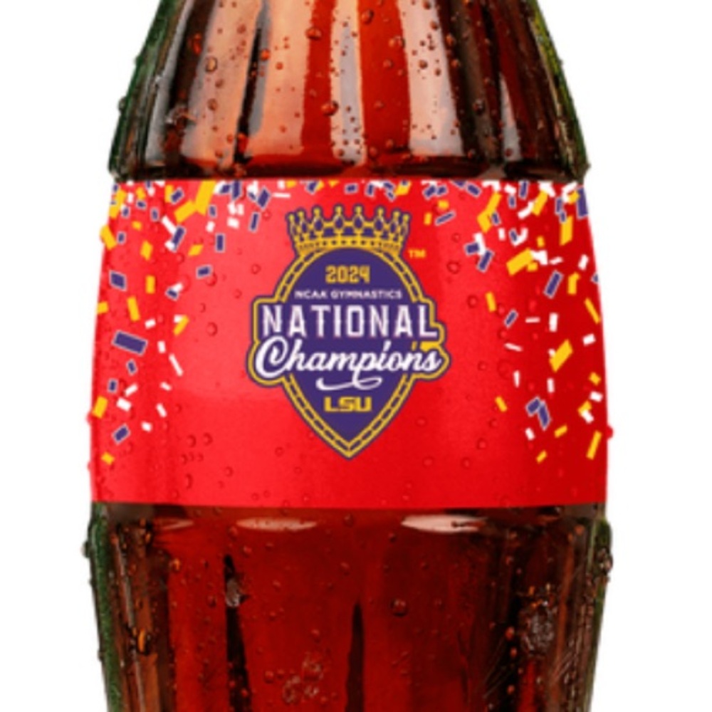 LSU 2024 NCAA Gymnastics National Champions Bottle